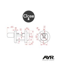 CONDENA SISTEMA CLOSE AYR LATONADO 10328