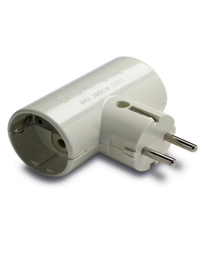 CLAVIJA DOBLE 16-A T.T. CERAMICA RF.1302