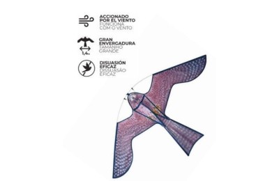 HALCON COMETA AHUYENTA PAJAROS BIKAIN