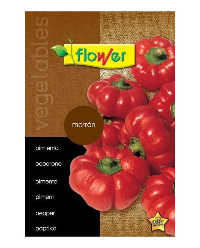 SOBRE SEMILLAS FLOWER PIMIENTO MORRON