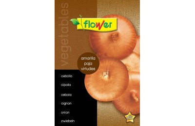 SOBRE SEMILLAS FLOWER CEBOLLA AMARILLA PAJA VIRTUDES