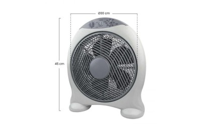 VENTILADOR BOX 50W. 30CM. HOME RAYDAN