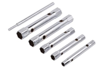 LLAVE TUBO HEXAGONAL KREATOR 8-19MM. JUEGO 6PZS.