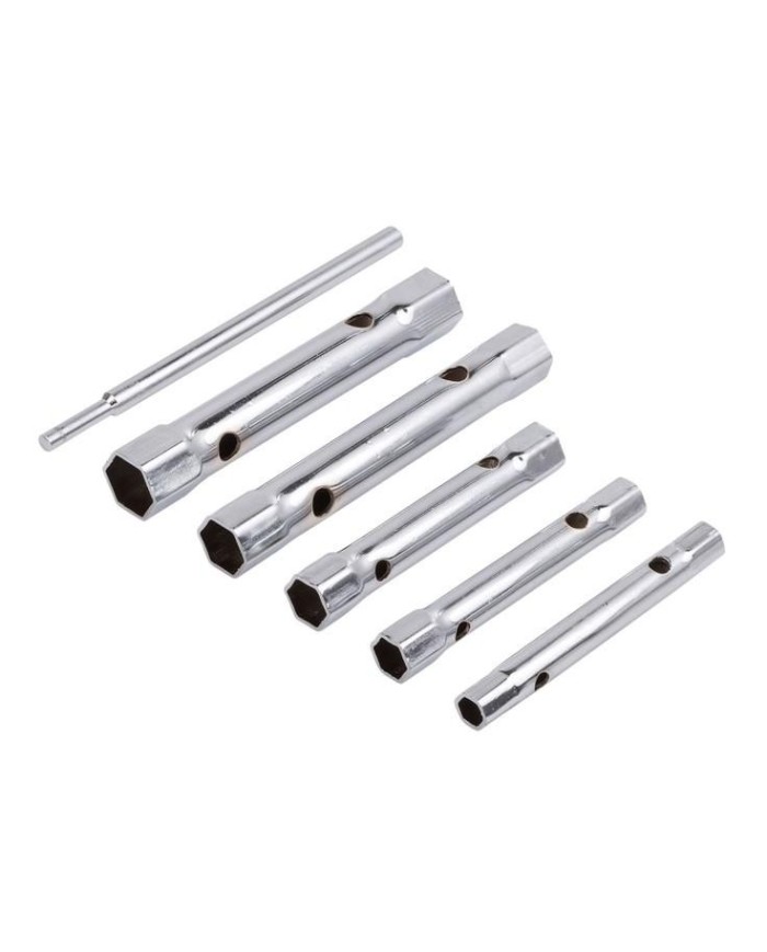 LLAVE TUBO HEXAGONAL KREATOR 8-19MM. JUEGO 6PZS.