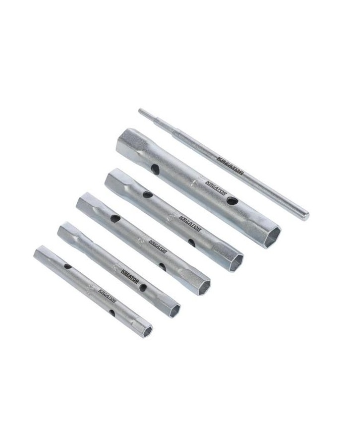 LLAVE TUBO HEXAGONAL KREATOR 8-19MM. JUEGO 6PZS.