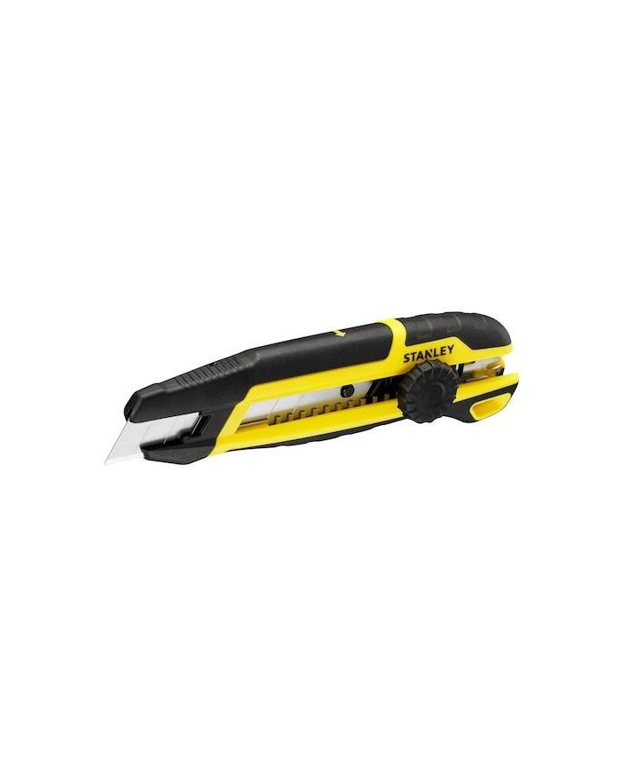 CUTTER STANLEY CON SEGMENTACION CUCHILLA Y RUEDA 18 MM.  STHT10500-0