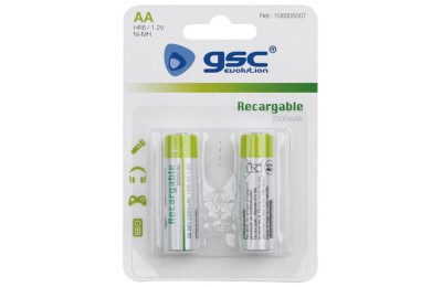 PILA GSC RECARGABLE AA...