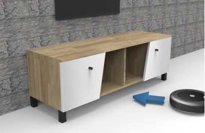 PATA MUEBLE NESU NEGRA 25X25X100 MM. 50963NE