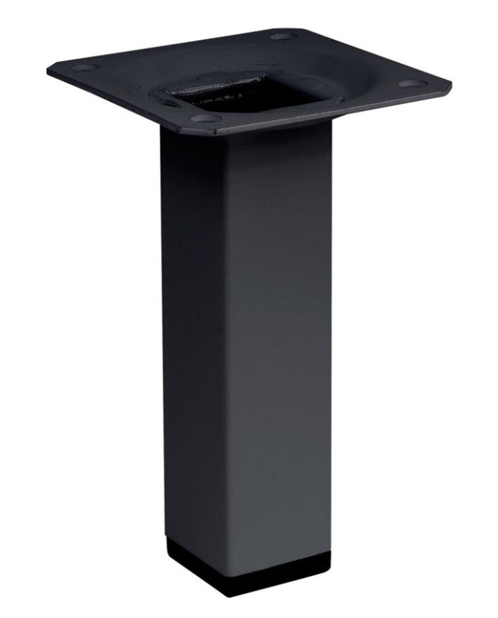 PATA MUEBLE NESU NEGRA 25X25X100 MM. 50963NE