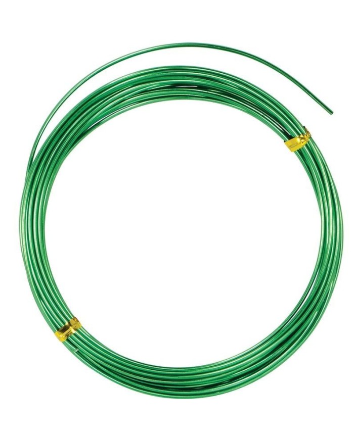 ALAMBRE ALUMINIO VERDE 1'5MM. ROLLO 5MTS. 79000007