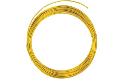 ROLLO ALAMBRE ALUMINIO ORO 1,5MM. 5MT.