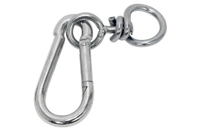 MOSQUETON MUELLE  4MM. CON...