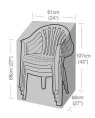 FUNDA BIKAIN PREMIUM PARA SILLAS JARDIN 61X68X107CMS.