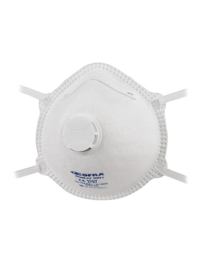 MASCARILLA FFP2 CON VALVULA COFRA CAJA 20 UNID.