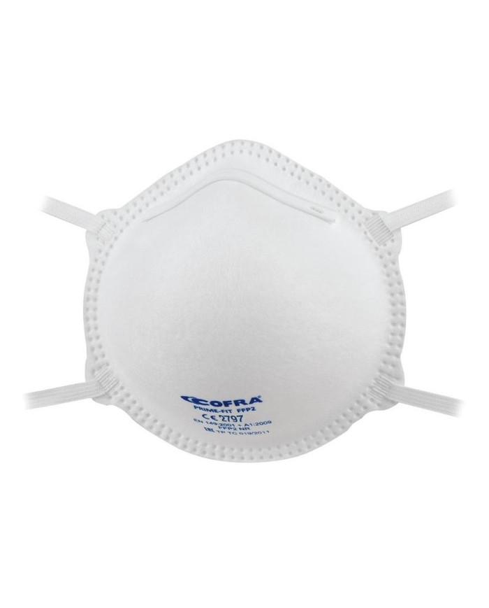 MASCARILLA FFP2 SIN VALVULA COFRA CAJA 20 UNID.