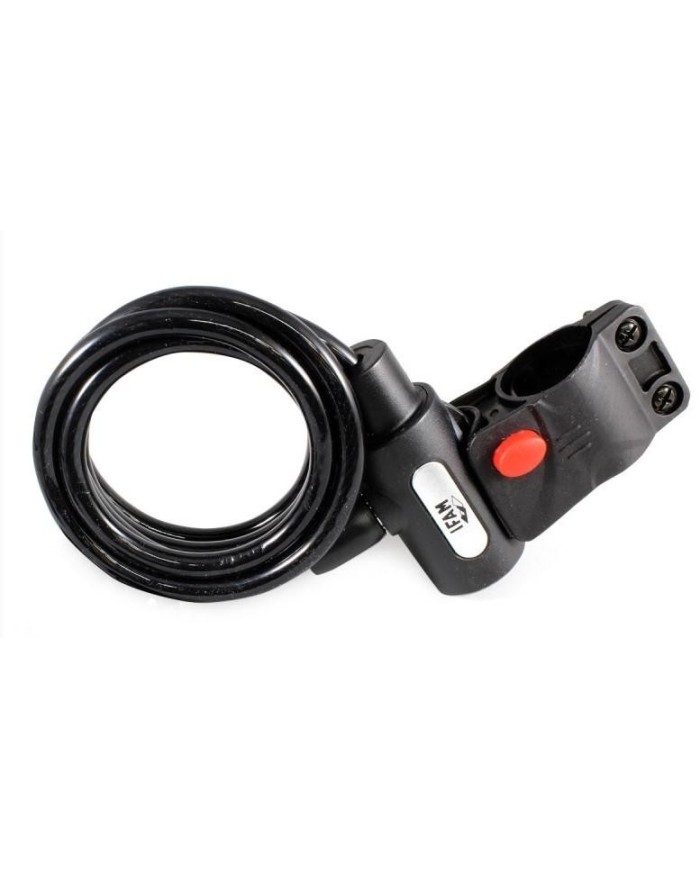 CABLE CANDADO ESPIRAL IFAM 180X1,2CMS.