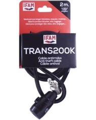 CABLE CANDADO ESPIRAL IFAM 200X1CMS.