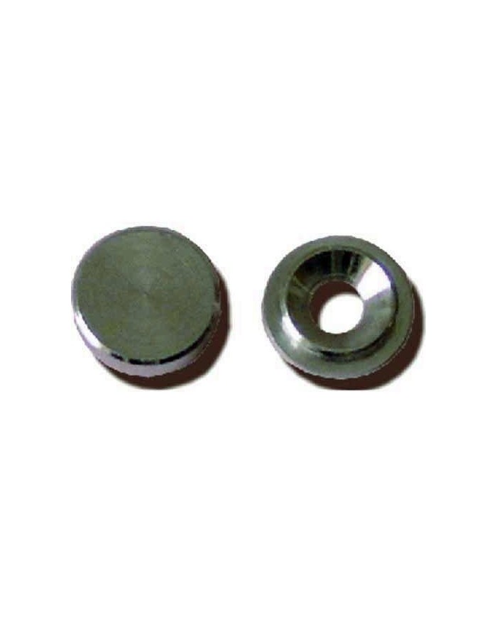 EMBELLECEDOR TORNILLO LISO NIQUELADO MICEL 14MM. 100U