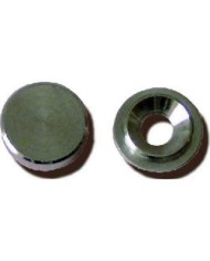 EMBELLECEDOR TORNILLO LISO NIQUELADO MICEL 14MM. 100U
