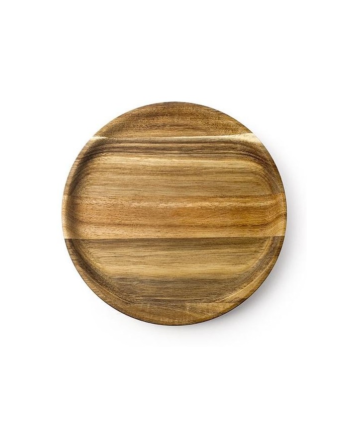 PLATO MADERA DE ACACIA IBILI 18 CMS.