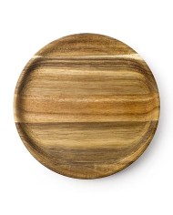 PLATO MADERA DE ACACIA IBILI 18 CMS.