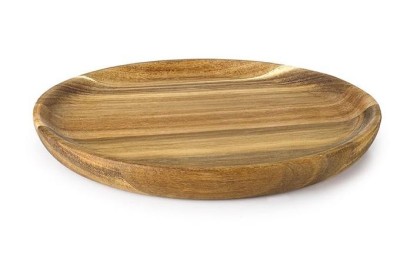 PLATO MADERA DE ACACIA IBILI 18 CMS.