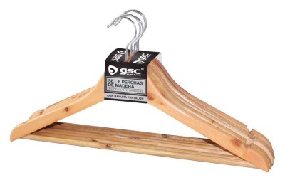 PERCHAS MADERA GSC 6 UDS.