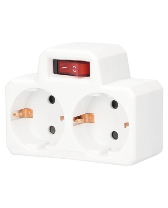 LADRON C/INTERRUPTOR GSC DOBLE BLANCO 103000001