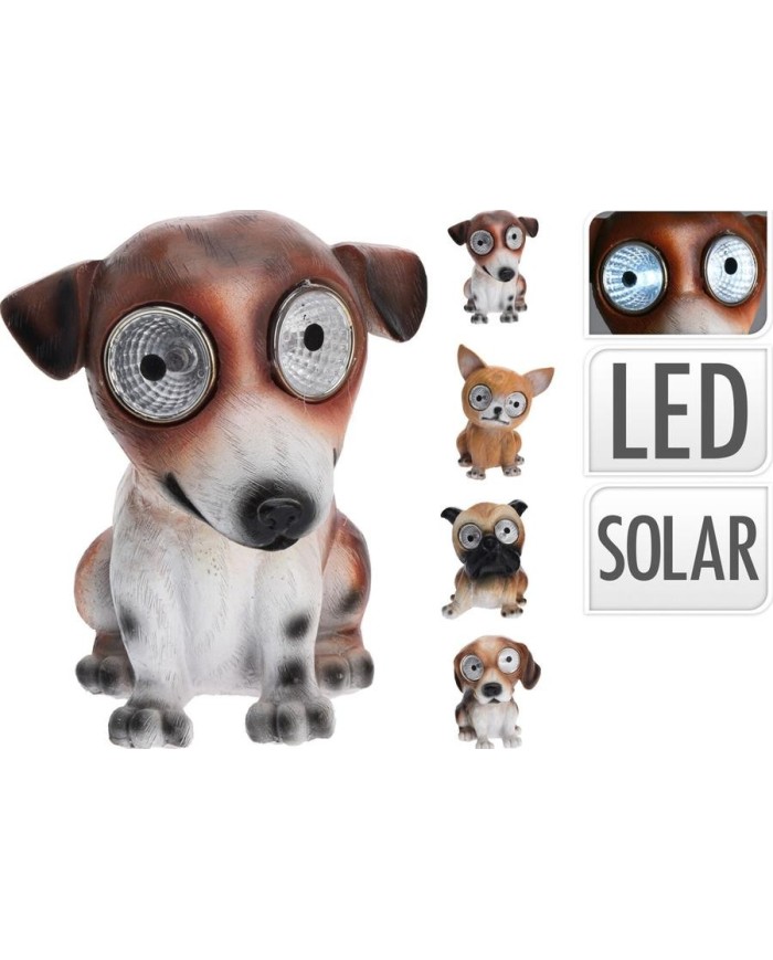 LED SOLAR JARDIN PROGARDEN PERRO 13CMS.