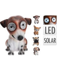 LED SOLAR JARDIN PROGARDEN PERRO 13CMS.