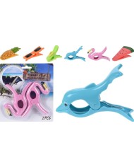 PINZAS PARA TOALLAS KOOP (BLISTER 2 UDS.)