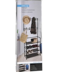 PERCHERO CON ESTANTERIAS STORAGE SOLUTIONS 155CMS.