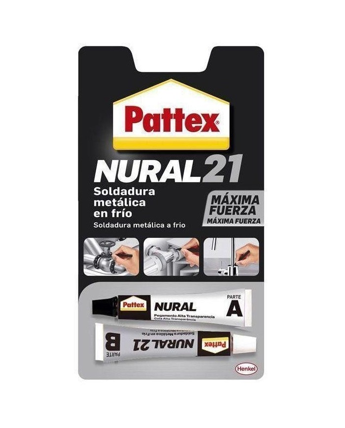 PEGAMENTO PATTEX NURAL 21 120ML SOLDADURA EN FRIO