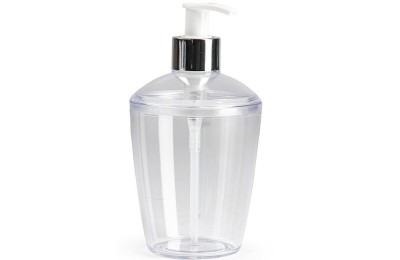 DISPENSADOR PLASTICFORTE GEL BASIC TRANSPARENTE 400ML.