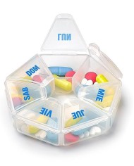 PAPELERA PLASTICFORTE REDONDA 12,5X12,5X17,5 CM