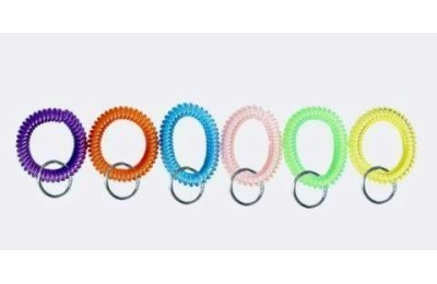 LLAVERO ESPIRAL MUÑECA JMA SURTIDO (12U)