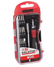 DESTORNILLADOR KREATOR KRT400007 JUEGO 18 PIEZAS