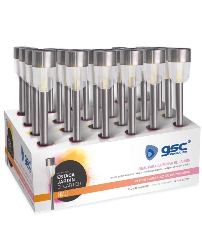 LED SOLAR JARDIN GSC 243MM. 2700-3300K IP44           201210018
