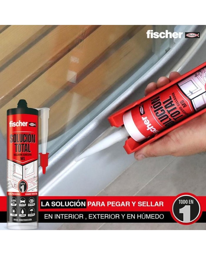 MASILLA FISCHER SOLUCION TOTAL MS TRANSPARENTE 290ML.