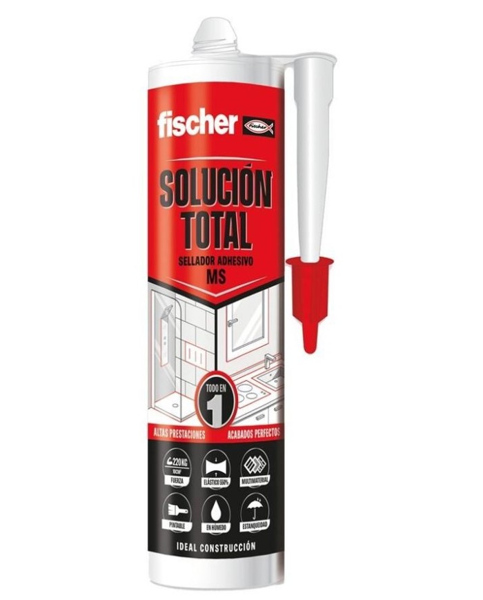 MASILLA FISCHER SOLUCION TOTAL MS TRANSPARENTE 290ML.