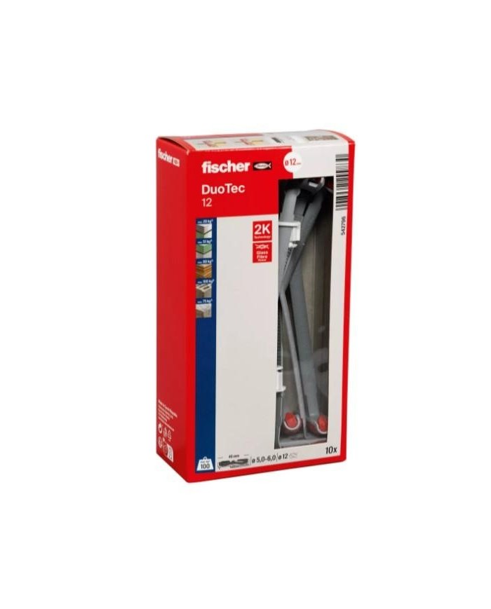 TACO FISCHER DUOTEC 12 MM. (10U)