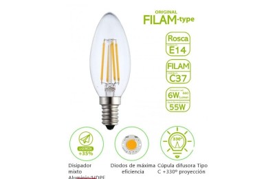BOMBILLA FILAMENTO...
