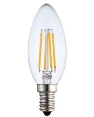 BOMBILLA FILAMENTO BATTERYLIGHT C37 6W. E14 2700K