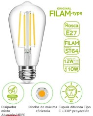 BOMBILLA LED ESFERICA G45 BATTERYLIGHT 7W. E14 4000K  BT170364