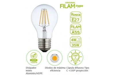 BOMBILLA FILAMENTO...
