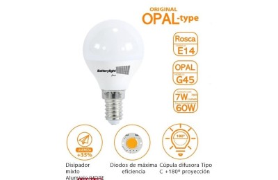 BOMBILLA LED ESFERICA G45...