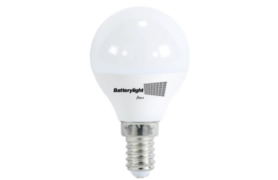 BOMBILLA LED ESFERICA G45 BATTERYLIGHT 7W. E14 2700K