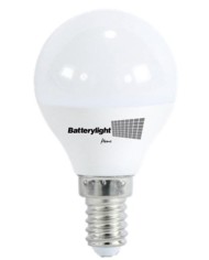 BOMBILLA LED ESFERICA G45 BATTERYLIGHT 7W. E14 2700K  BT170365