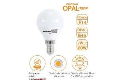 BOMBILLA LED ESFERICA G45...