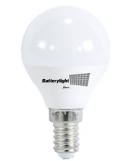 BOMBILLA LED ESFERICA G45 BATTERYLIGHT 7W. E14 6000K  BT170363